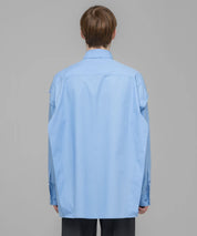 032C Blaues, oversized Hemd