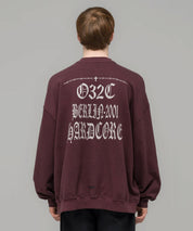 032c-sweater-longsleeve-hardcore-red-bordeaux-uni-unisex-print-stylealbum