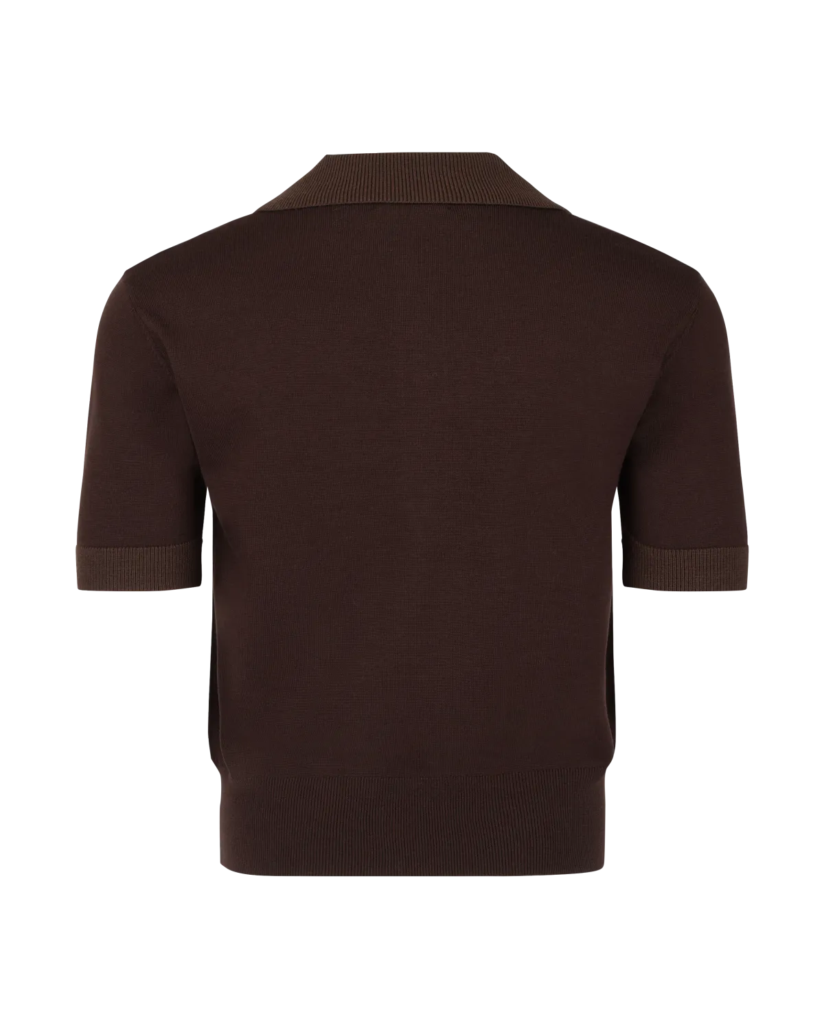 Entire Studios Nougatbraunes Strickpolo – Ansicht 6
