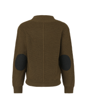 Entire Studios Olivgrüner Grobstrickpullover – Ansicht 4