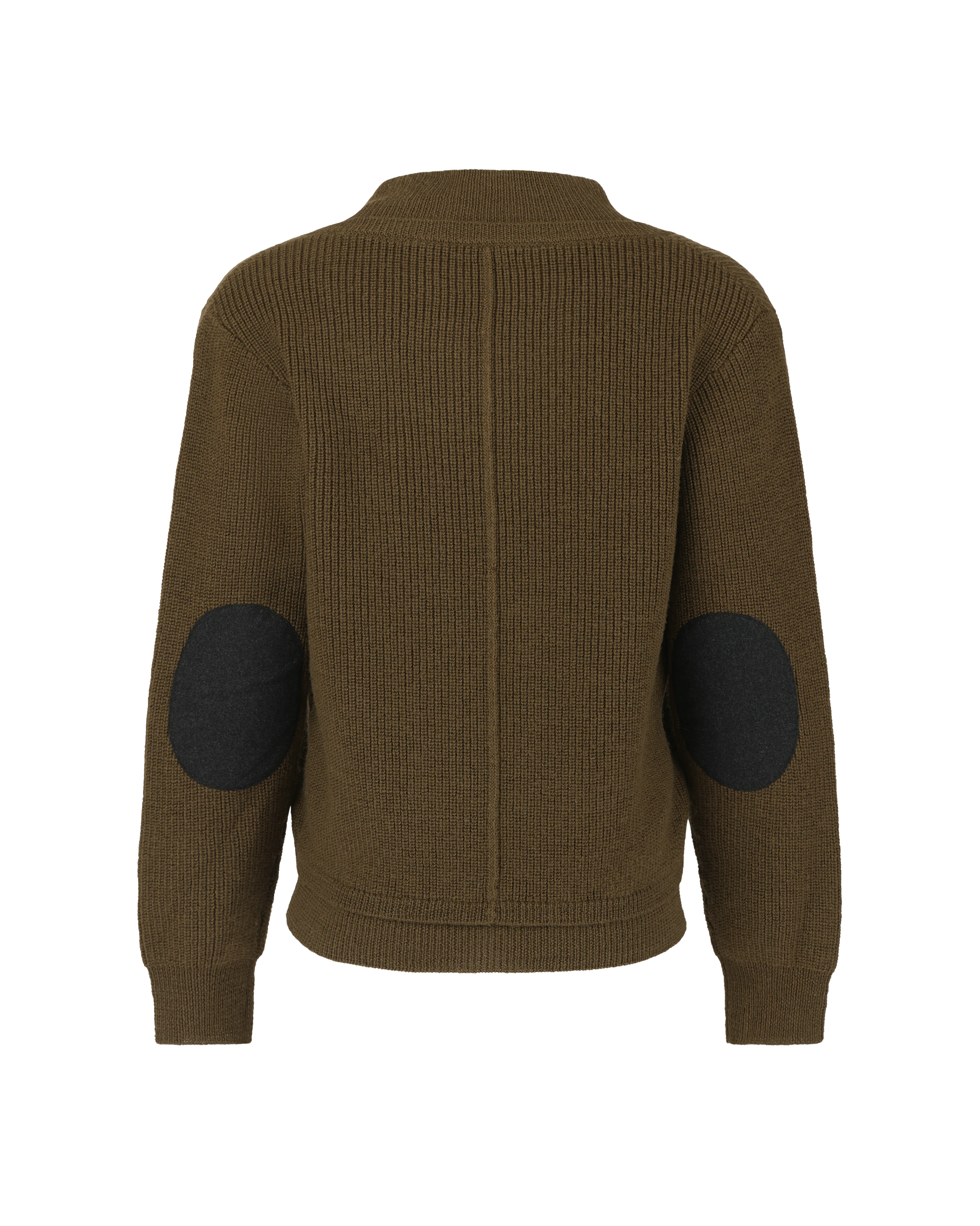 Entire Studios Olivgrüner Grobstrickpullover – Ansicht 4