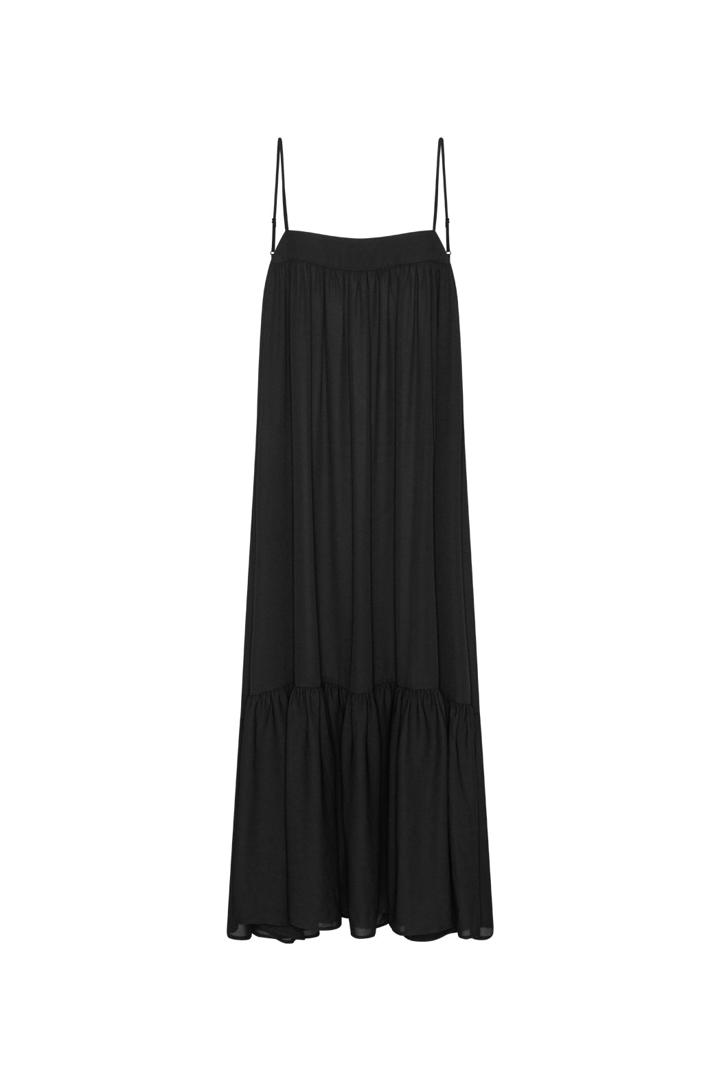 ROTATE Schwarzes Slipdress