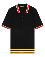 Entire Studios Nachtblaues Strickpolo