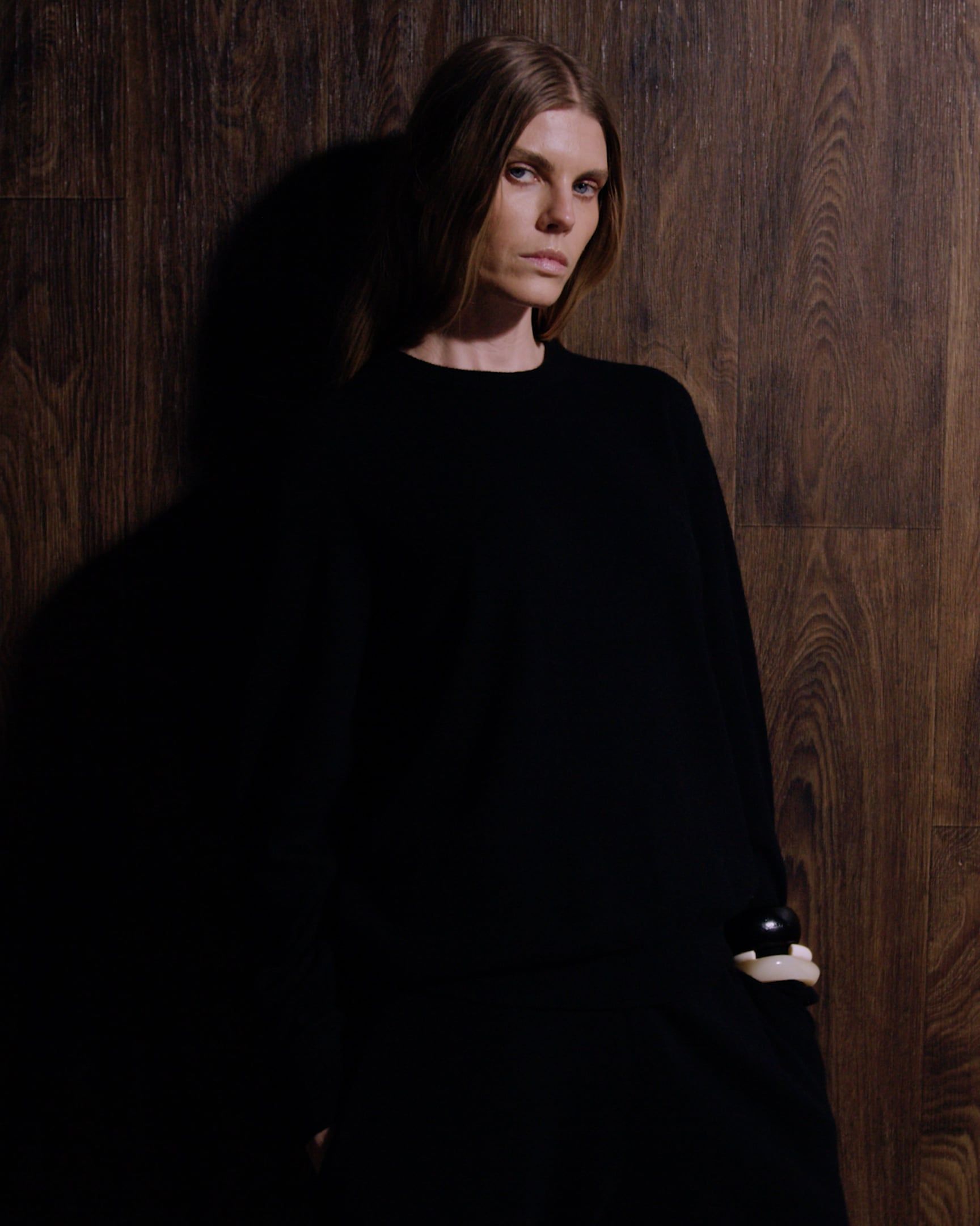 ENTIRE STUDIOS Schwarzer Pullover aus Wolle/Cashmere – Ansicht 4