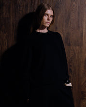 ENTIRE STUDIOS Schwarzer Pullover aus Wolle/Cashmere – Ansicht 4
