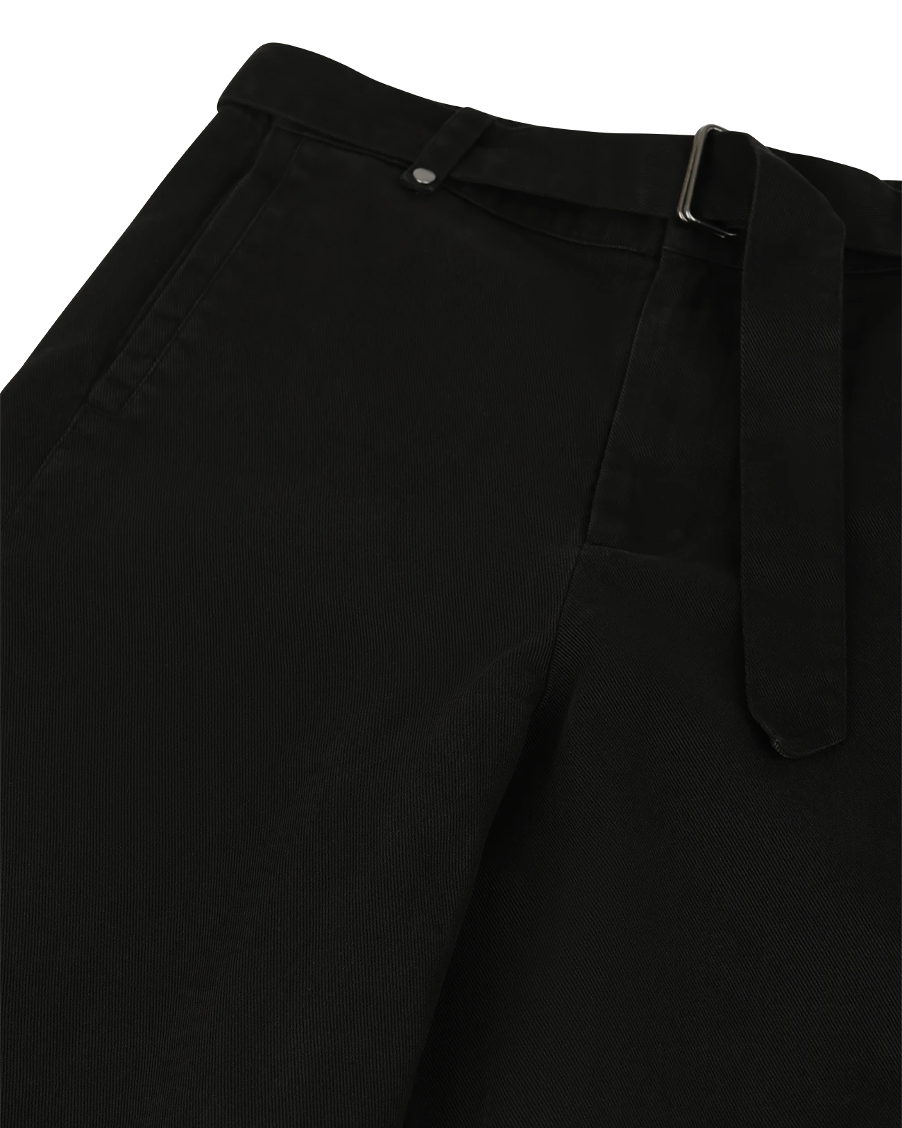 Entire Studios Schwarze Jeans mit Gürtel