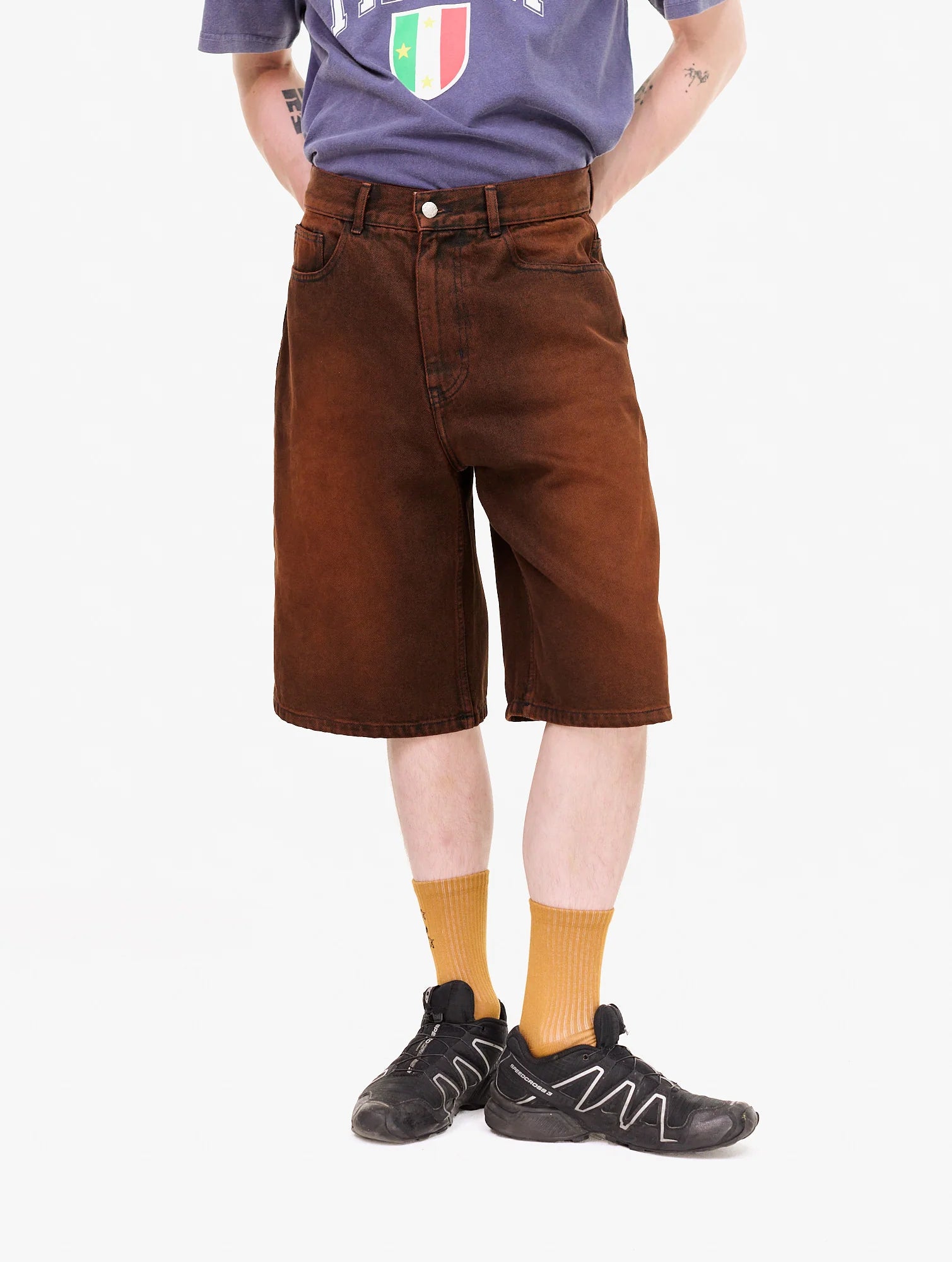 CARNE BOLLENTE Summer Fantasies Shorts  mit Stickereien