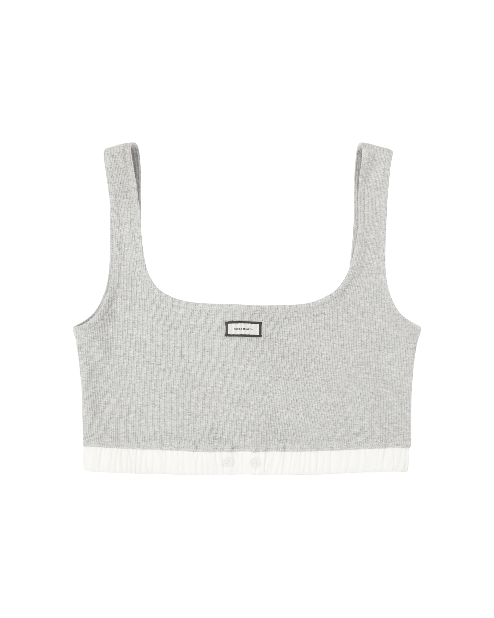 Entire Studios Graumeliertes Bralette
