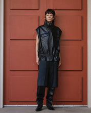 Entire Studios Schwarze Lederweste