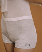 Entire Studios Lounge Shorts, grau meliert