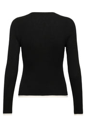 Schmales Strickshirt mit Layereffekt