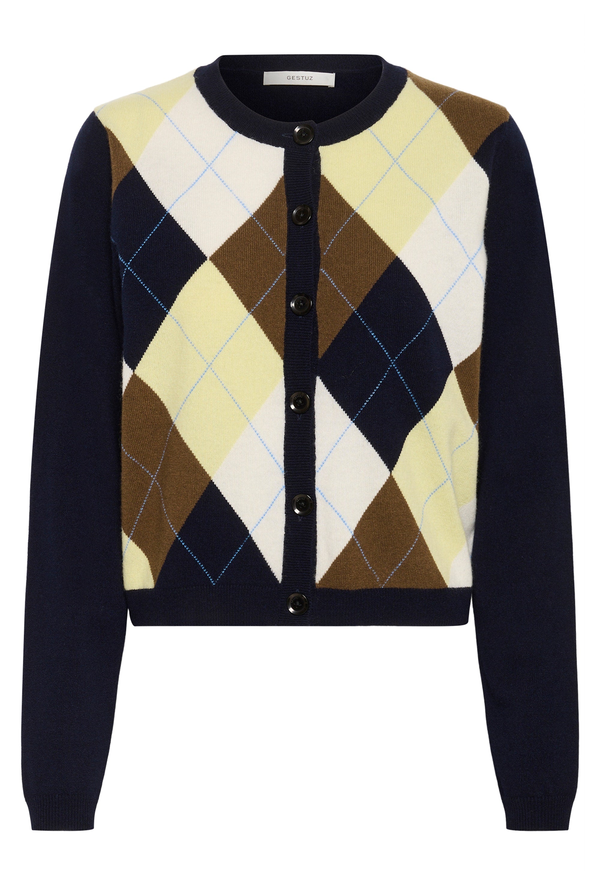 Cardigan aus Wolle mit Argylemuster