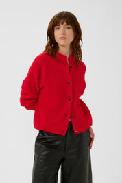 Roter Cardigan