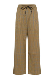 Weite, karierte Trackpants