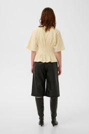 Bermudashorts aus Leder
