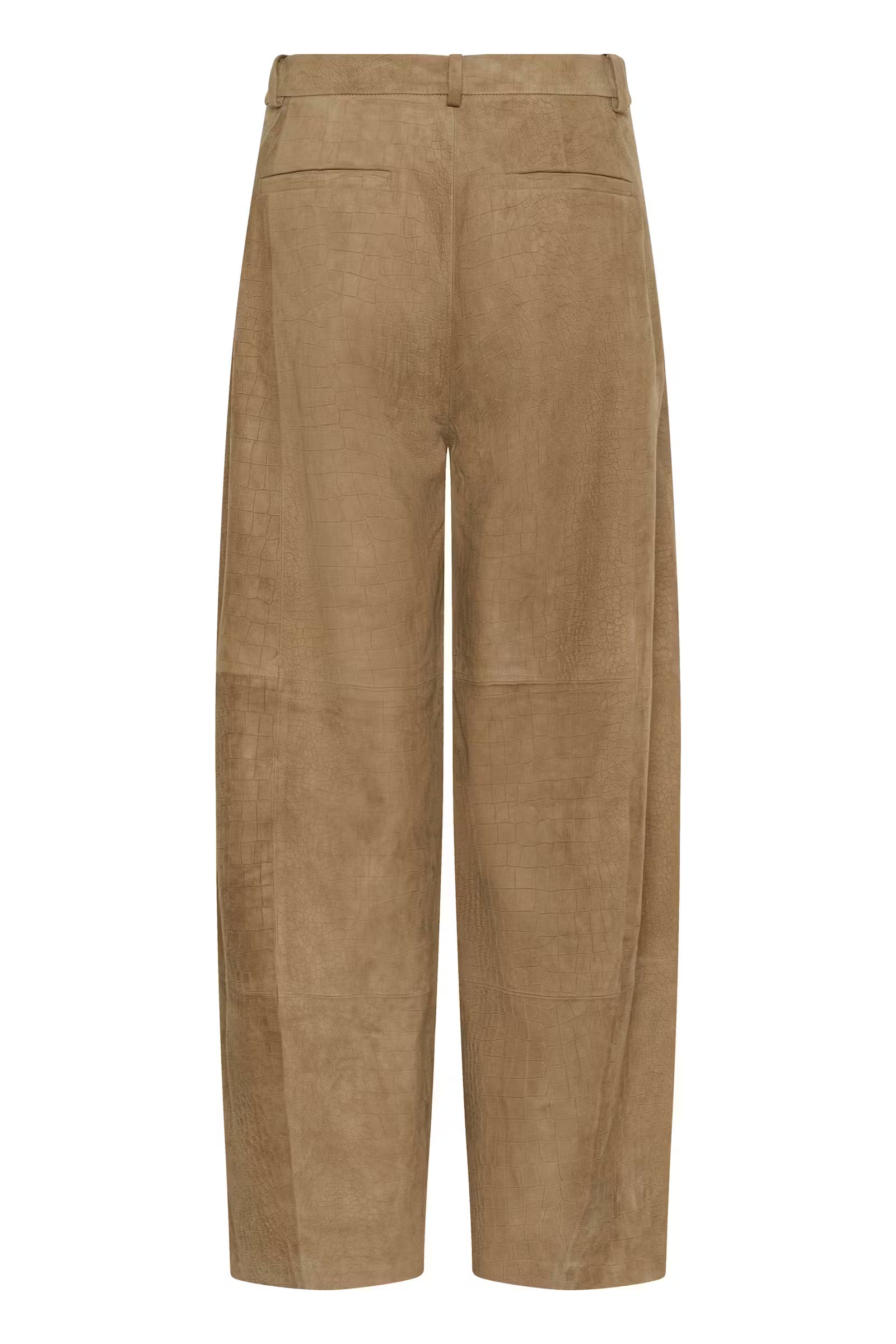 Sandbraune Wildlederhose