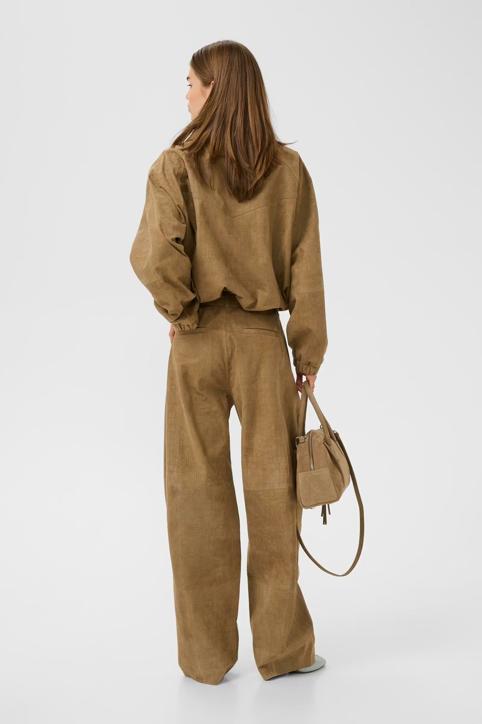 Sandbraune Wildlederhose