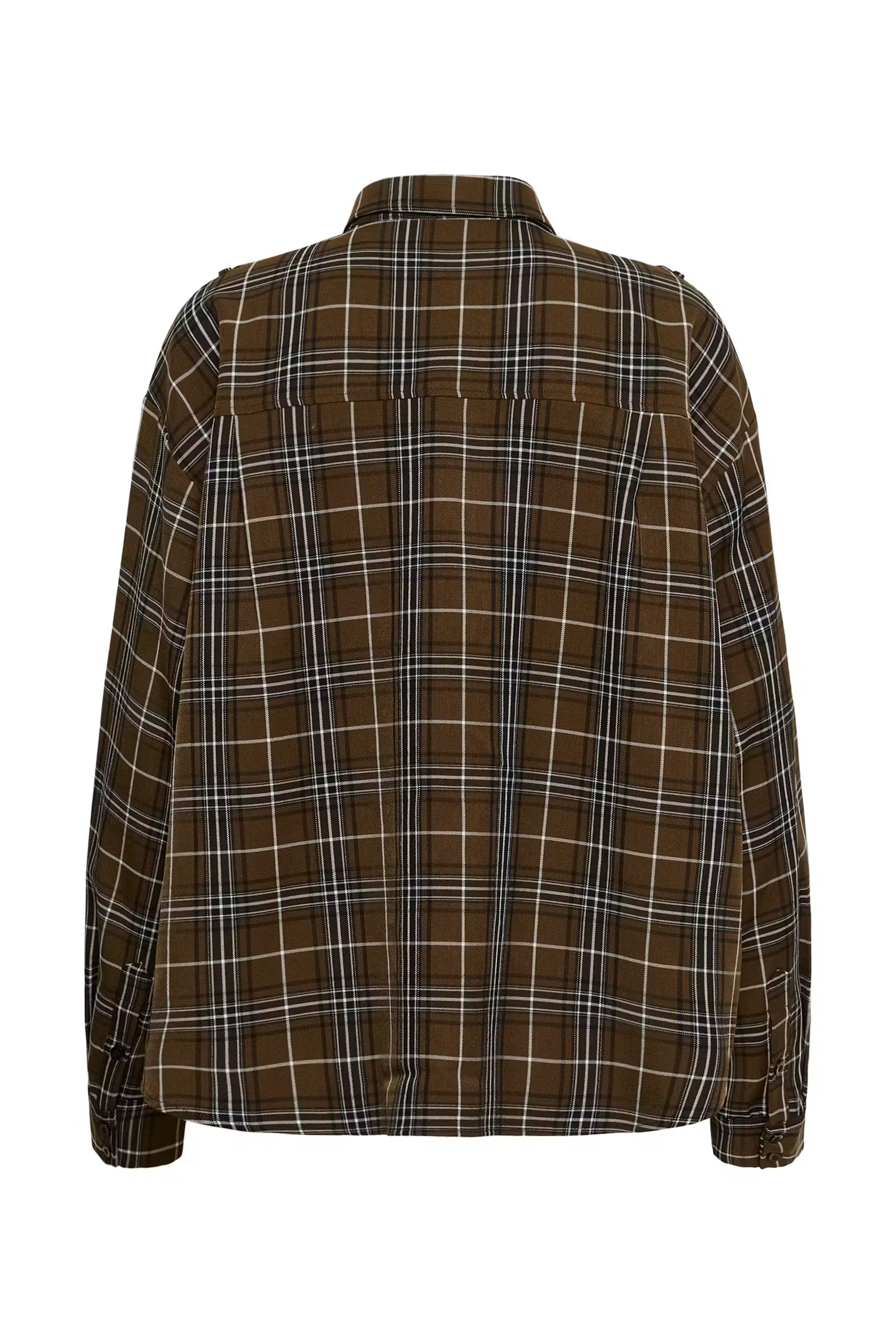 Oversized, karierte Hemdbluse