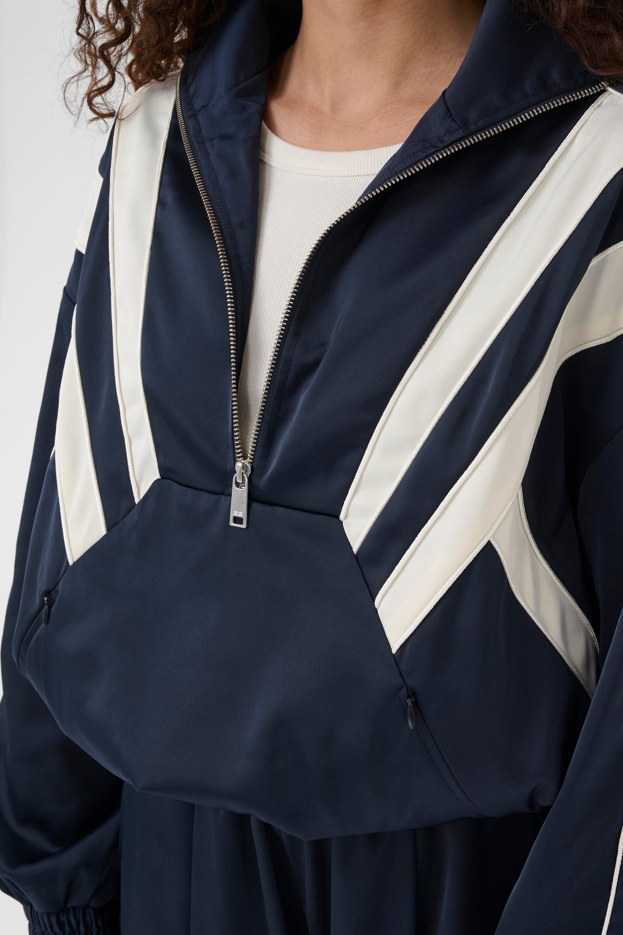 Trackjacket mit Reißverschluss