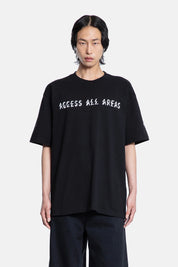 44LABELGROUP Oversized Printed Tshirt "Access All Areas"
