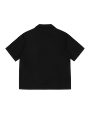 Entire Studios Schwarzes Pyjamahemd mit kurzen Ärmeln