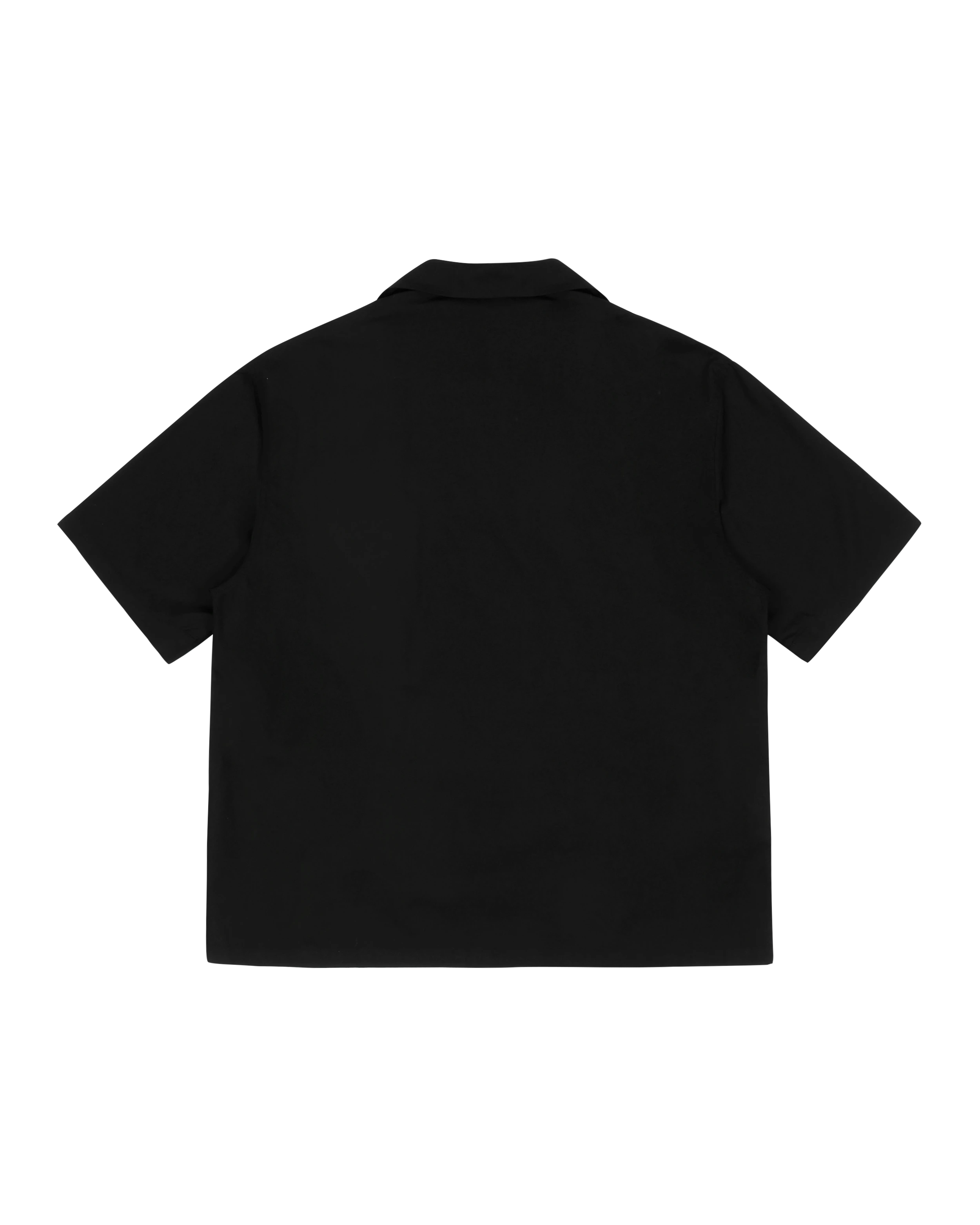 Entire Studios Schwarzes Pyjamahemd mit kurzen Ärmeln