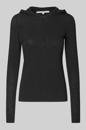 Schwarzes Hoodielongsleeve