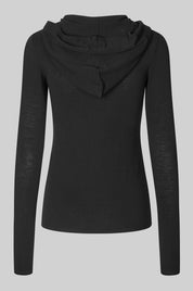 Schwarzes Hoodielongsleeve