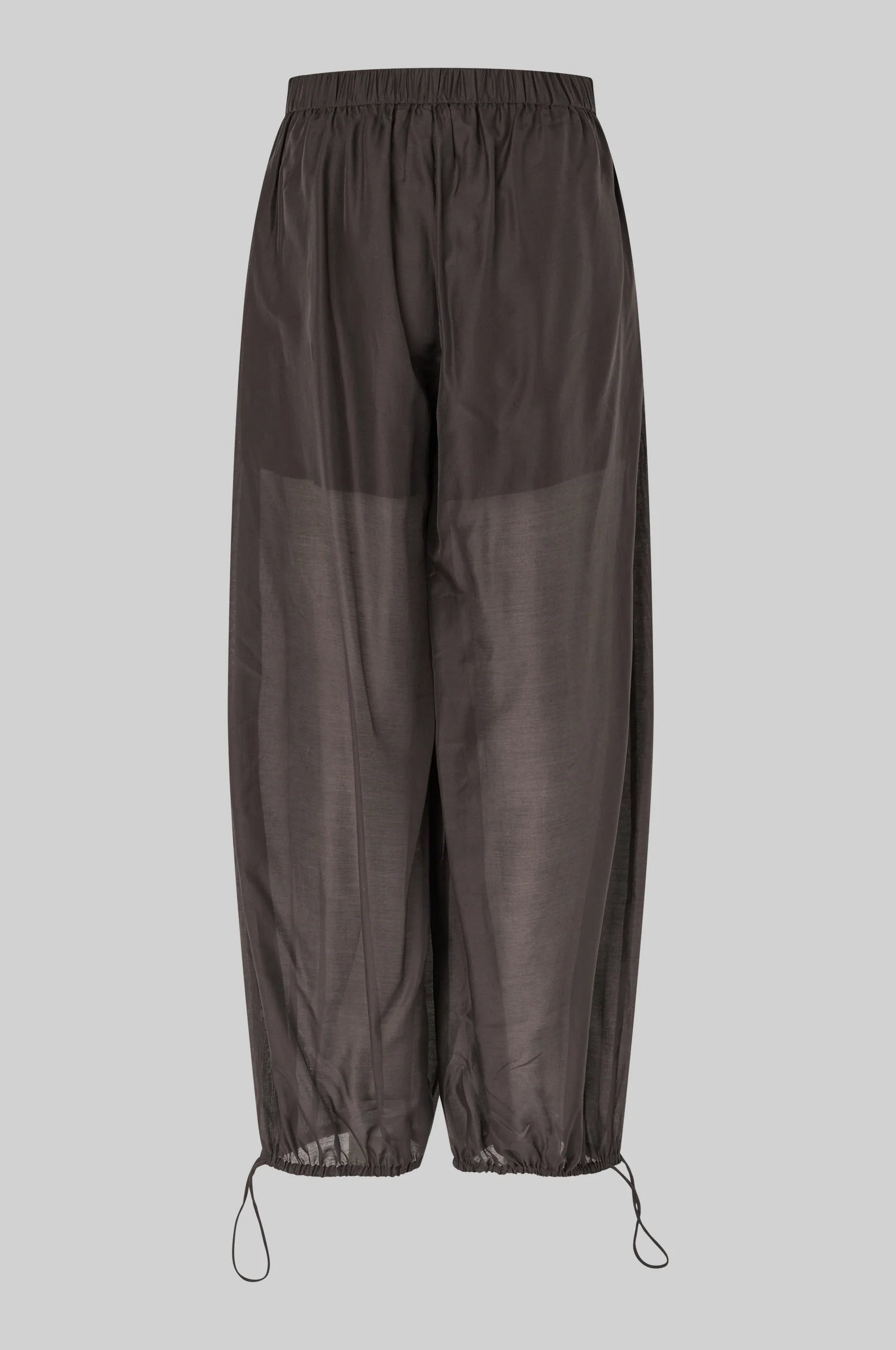 Dunkelbraune Hose mit Ballooneffekt
