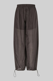 Dunkelbraune Hose mit Ballooneffekt