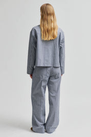 Gestreiftes Denim Overshirt