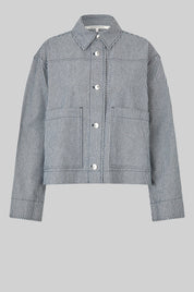 Gestreiftes Denim Overshirt