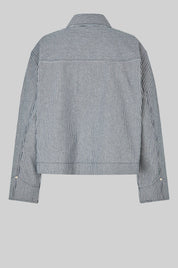 Gestreiftes Denim Overshirt