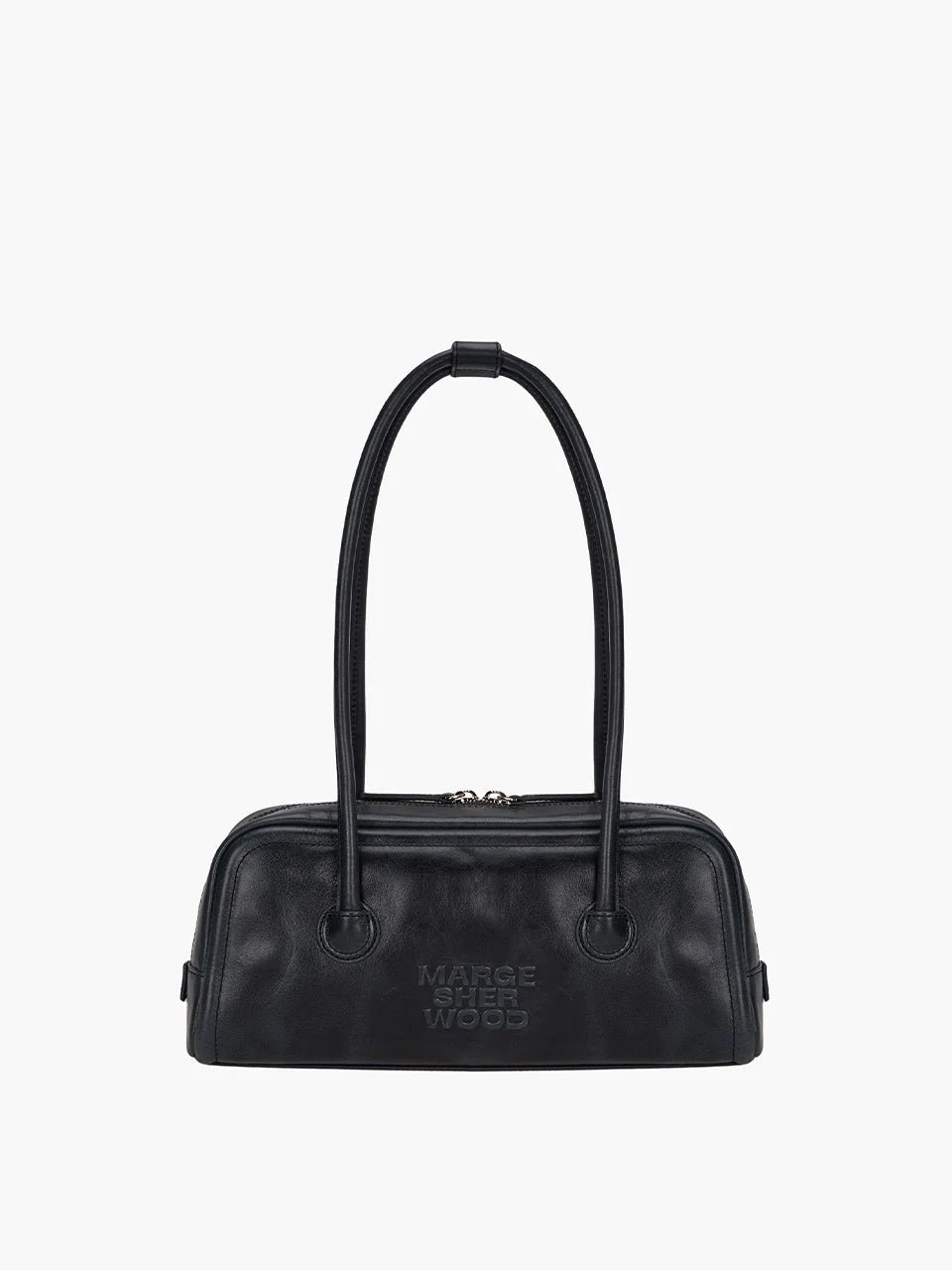 MARGESHERWOOD Soft Boston Henkeltasche in Schwarz