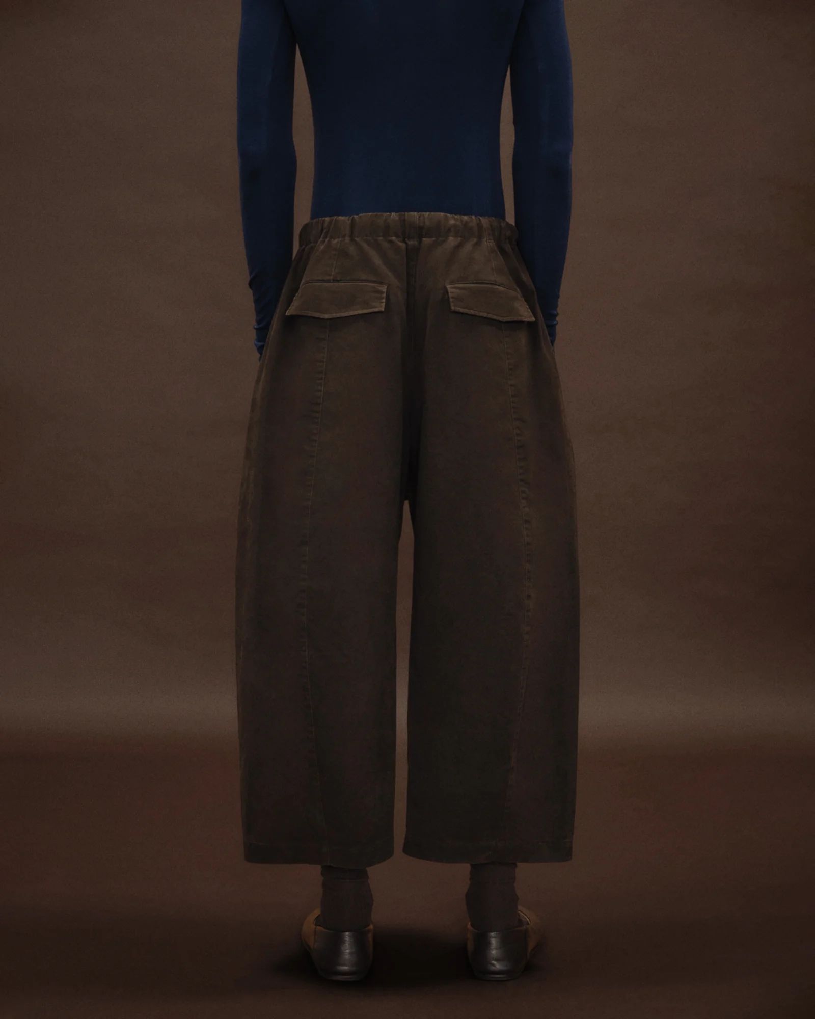 Entire Studios Dunkelbraune Loft Pants