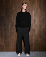 ENTIRE STUDIOS Schwarzer Pullover aus Wolle/Cashmere – Ansicht 2