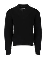 Entire Studios Schwarzer Grobstrickpullover – Ansicht 4