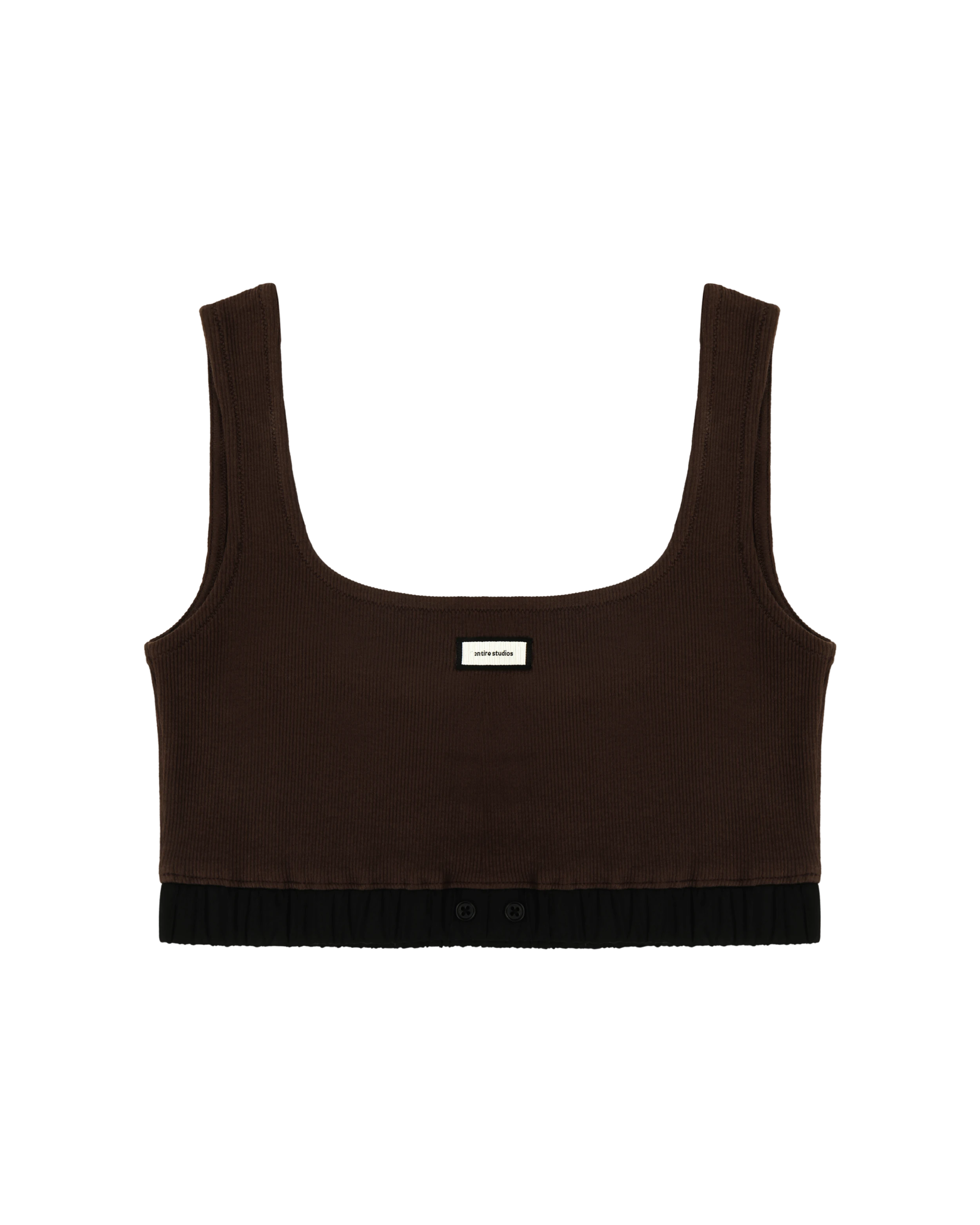 Entire Studios Schokobraunes Bralette