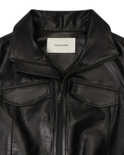 Entire Studios Schwarze Lederweste