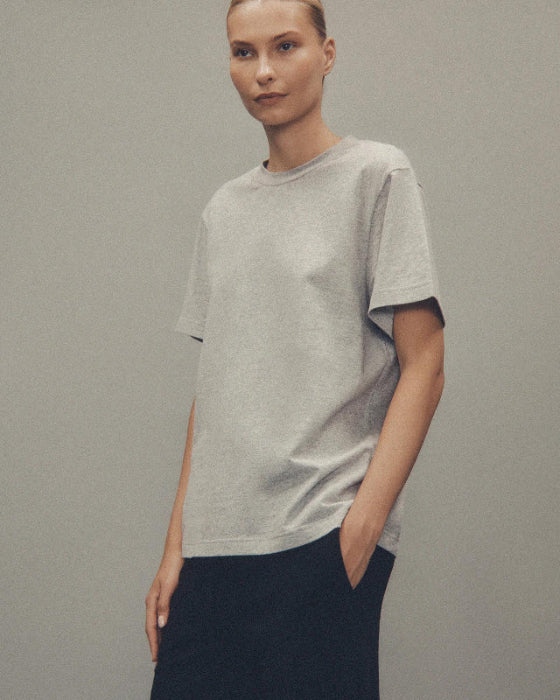 ENTIRE STUDIOS Graues Basic Tee – Ansicht 3