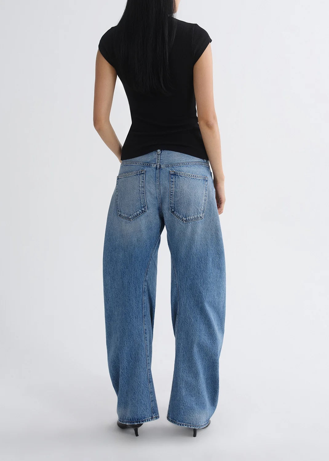 AGOLDE Barrelleg Jeans in mittlerer Waschung