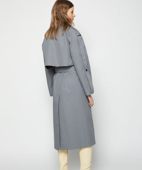 AERON Stahlgrauer Trenchcoat