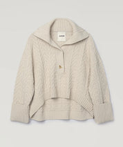 AERON  Oversized Stricktroyer mit Zopfmuster