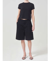AGOLDE Schwarze Baumwollshort