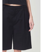 AGOLDE Schwarze Baumwollshort