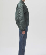 AGOLDE Shoreditch Bomberjacke, steel green