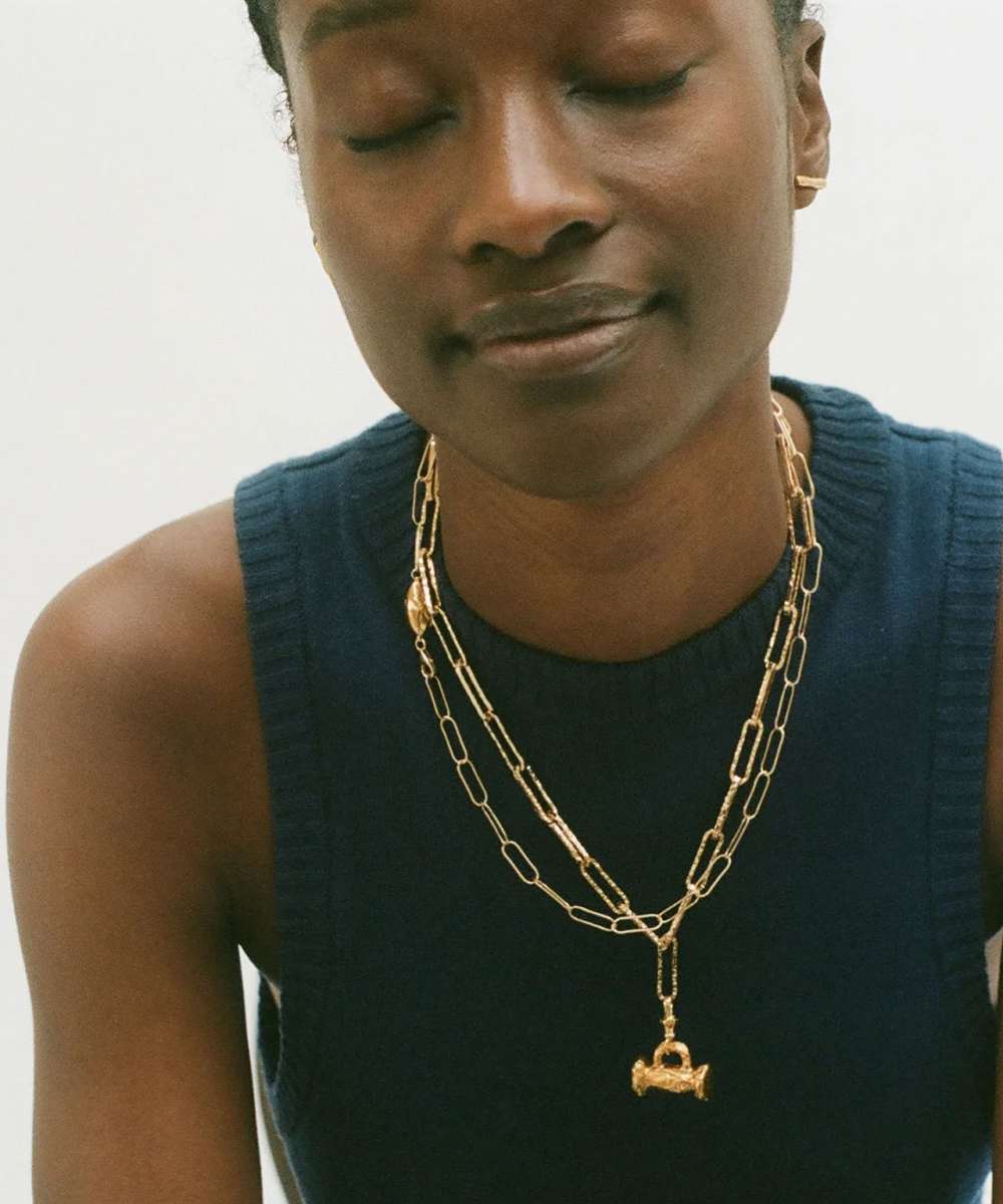 ALIGHIERI Vergoldete Gliederkette