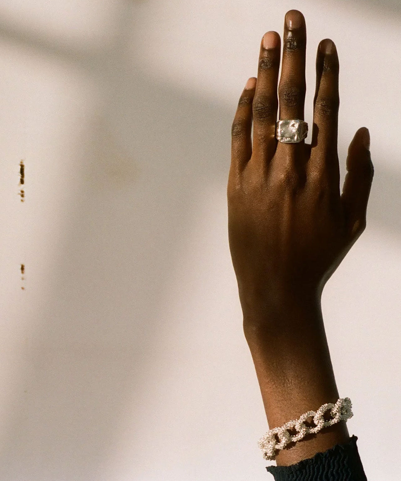 ALIGHIERI Silberner Statementring