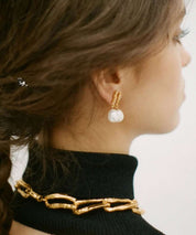 ALIGHIERI Lustre of the Moon Ohrringe mit Perlen