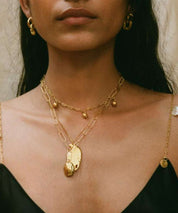 ALIGHIERI Zarte Kette mit großem Anhänger